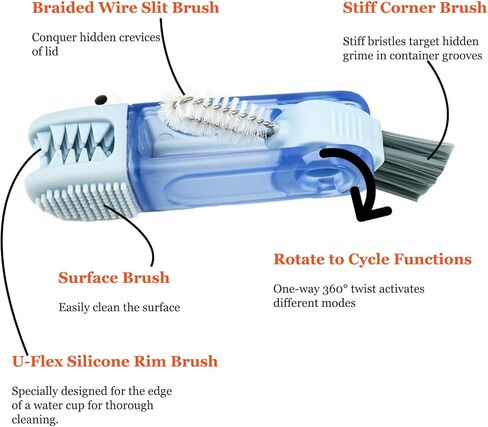 4 عبوات من منظف فرش الزجاجات، طقم تنظيف فرشاة زجاجات المياه، منظف القش لأوالا فريسيب، منظف الزجاجات لفرشاة السيليكون ستانلي لزجاجات الرياضة، زجاجات المياه in Kuwait