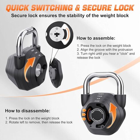2-in-1 Adjustable Kettlebell, 15-45LB Kettlebells Weight Set for Strength Training, 5.9-30.9LB Adjustable Weights Dumbbell for Home Gym Full Body Workout in Saudi Arabia