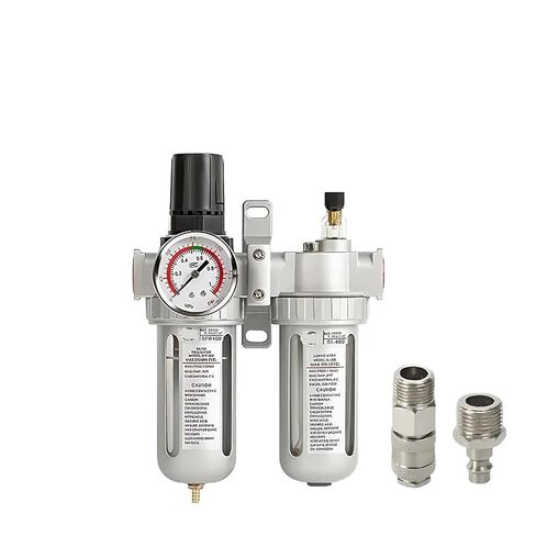 SFC200 1/4 "SFC400 1/2" SFC300 3/8 "منظم فلتر الهواء صمام تنظيم مصيدة البخار لفاصل الماء الزيتي مناسب للأجزاء الهوائية للضاغط (SFC-300 w EU30) in Kuwait