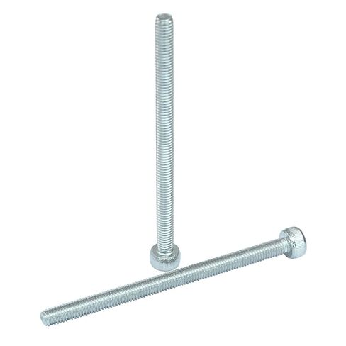 M3 × 30 مم مسامير غطاء رأس مقبس سداسي فضي M3، مسامير M3 30 مم Shcs 304 من الفولاذ المقاوم للصدأ (18-8) ملولبة بالكامل، 50 قطعة in Kuwait