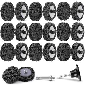 20PCS 2-Inch Diamond Surface Conditioning Quick Change Discs – R-Type Roll Lock with Backing Pad & Adapter, Silicon Carbide for Rust, Paint, Burr & Weld Removal in Saudi Arabia