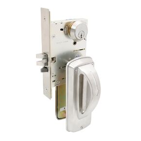 MRX-A-30-RH Mortise Lock with Ligature Resistant Arch Trim, Grade 1, Institutional Privacy Function, Right Handed, Satin Stainless Steel in Saudi Arabia