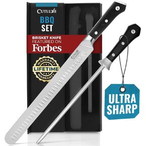 Cutluxe Butcher Knife Set – BBQ Brisket, Breaking & Boning Knife – Slicing Carving Knife Set for Meat Cutting, Ultra Sharp German Steel, Full Tang, Ergonomic Handles, Grilling Gifts for Men in Saudi Arabia