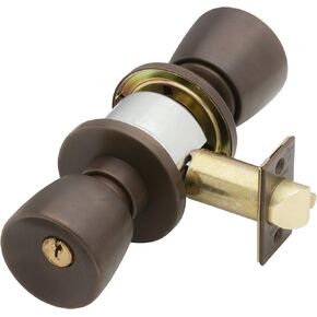 Schlage D53PD TUL 613 C Keyway Series D Grade 1 قفل أسطواني، وظيفة المدخل، C Keyway، تصميم التوليب، لمسة نهائية من البرونز المطلي بالزيت in Kuwait