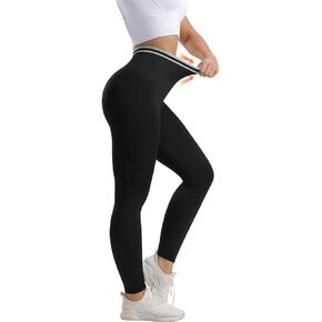 Seamless High Waisted Leggings for Women - Tummy Control Yoga Pants, Squat Proof Workout Tights for Gym, Running & Fitness in Saudi Arabia