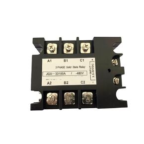 JGX-33100A 3.5-32VDC / 480VAC 25A 40A 80A 100A DC إلى AC المرحلة مرحل الحالة الصلبة (40A) in Kuwait