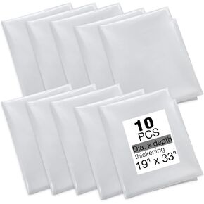 أكياس تجميع الغبار 10 قطع 5 مل (العرض × العمق 19 بوصة × 33 بوصة، القطر 12.1 بوصة)، لأكياس تجميع الغبار للماكينة in Kuwait