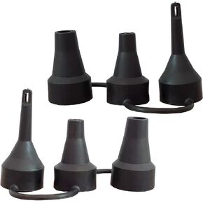 فوهات بديلة لمضخة الهواء، 3 أحجام فوهات مضخة قابلة للنفخ، ملحقات محول منفاخ مضخة الهواء للسرير الهوائي الجزئي، إلخ، بلاستيك قطعتين in Kuwait