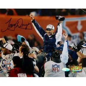 Athlon Sports CTBL-S11722 مقاس 8 × 10 بوصة. صورة شتاينر هولوجرام توني دونجي موقعة من إنديانابوليس كولتس SB XLI in Kuwait