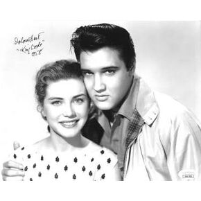 Athlon Sports CTBL-023162 8 × 10 بوصة. صورة كلاسيكية موقعة بالأبيض والأسود مع إلفيس بريسلي، King Creole 1958 - JSA Hologram No. DD47999 in Kuwait