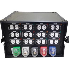 JUNMAN 12 Channel 24 Edison Power Distro Distributor Box for DJ Stage Lighting Party Event Show in Saudi Arabia