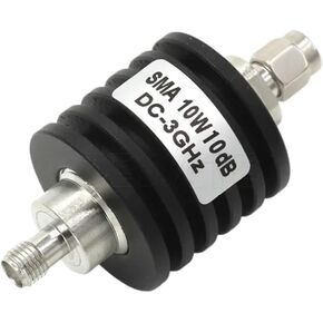 1PCS SMA-JK 10W RF Coaxial Male and Female DC-3GHz 1DB-40DB Fixed Connector Attenuator(SMA-JK 10W 3DB) in Kuwait