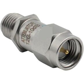Attenuator SMA Male to Female Coaxial Attenuator DC~12GHz Fixed 2W 1-40DB 1dB 2dB 3dB 4dB 5dB 6dB 7dB 8dB 10dB 12dB 15dB 20dB 30dB 40dB(10dB) in Saudi Arabia