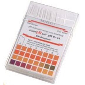ورق هاتش للأس الهيدروجيني، نطاق 0-14 درجة حموضة، 100/pk، 2601300 in Kuwait