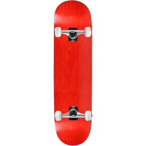 لوح تزلج Moose Complete ملون باللون الأحمر مقاس 8.0 بوصة فضي/أبيض مجمع in Kuwait