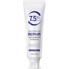 7.5% Hydroxyapatite Toothpastes for Enamel Protection and Tooth Strengthening (4.23 Oz), Fluoride-Free Formula with Gentle Mint, for Sensitive Teeth, Daily Protection, Long-Lasting Fresh in Saudi Arabia