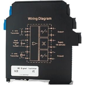 DC Signal Isolator 1 in 2 Out Ultra-Thin 4-20mA Output(Input 0-5V) in Kuwait