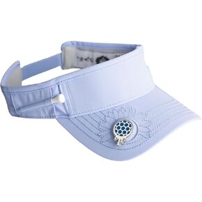 Visor - Tee Holder with Tees & Bill Magnet with Ball Marker - Lightweight Golf Hats for Women in Saudi Arabia