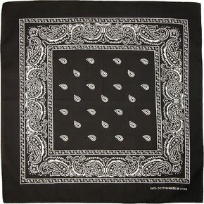 CTM Classic Cotton Paisley Bandana - All-Purpose Function and Style in Kuwait