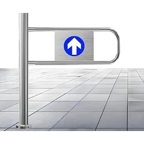 Stainless Steel Saloon Swing Doors for Kitchen, Bathroom & Hallway - 50x100cm Western Cafe Bar Entrance Counter Door, Indoor Left-Swing Design in Saudi Arabia