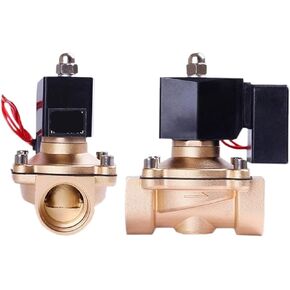 1 قطعة 1/2 "3/4" 1 "1-1/2" 2" نحاس مغلق عادة 24VDC 12VDC 110VAC 220 فولت صمام الملف اللولبي غير الحراري صمام الملف اللولبي العمل الطويل (1، G_240VAC) in Kuwait