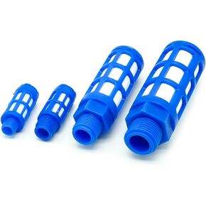 1 قطعة كاتم الصوت البلاستيك العادم الخمار هوائي 1/8 1/4 3/8 1/2 ذكر الموضوع امتصاص مرشح الضوضاء زلة قفل لمضخة التغشية (PSL-02) in Kuwait