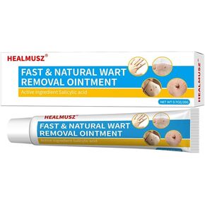 مزيل الثآليل بحمض الساليسيليك بنسبة 17% من هيلموس، كريم احترافي ذو قوة قصوى للثآليل الأخمصية والشائعة والمسطحة، للرجال والنساء - سريع المفعول للقدمين واليدين والجسم، 0.7 أونصة (20 جم) in Kuwait