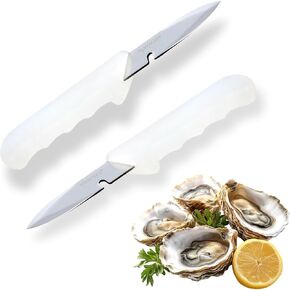قطعتان من سكين تقشير المحار، موديل جديد لعام 2026، سكين أويستر فاخر مع قبضة مريحة غير قابلة للانزلاق، شفرة صلبة متينة لجميع أنواع الأصداف in Kuwait