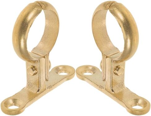 DOITOOL 2Pack Pipe Support Bracket Clamp Heavy Duty Wall Mounted Hose Clamp Bracket Holder for Water Pipe Fixing and Industrial Plumbing 1.85X1.77X0.43In in Saudi Arabia