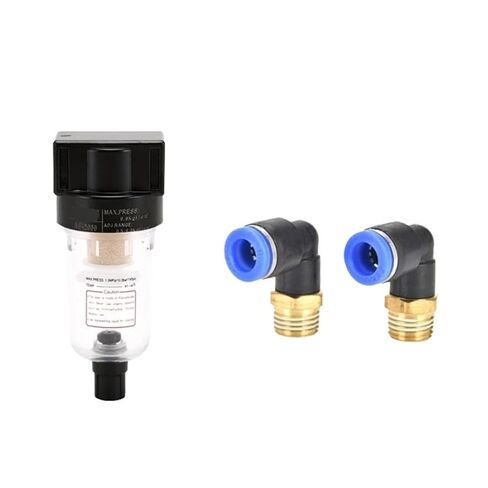 AF2000 1/4 Source Processor Filter air Pump Oil-Water Separator Oil-Gas Separation Tank air Compressor Pneumatic Components(AF2000+PC,with 6mm) in Saudi Arabia