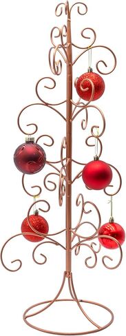 Red Co. 26" Metal Wire 5-Tier Ornament Display Tree Stand and Christmas Décor Holder - Gold in Saudi Arabia