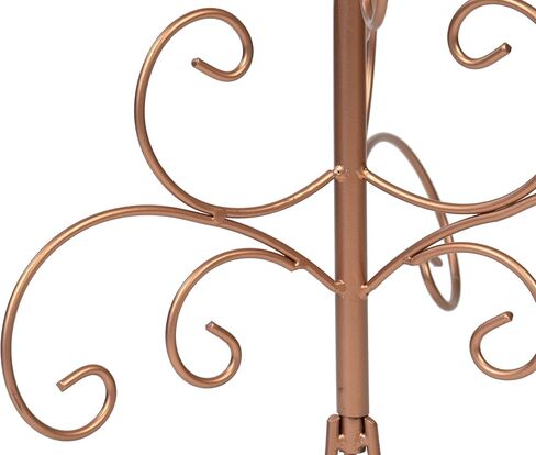 Red Co. 26" Metal Wire 5-Tier Ornament Display Tree Stand and Christmas Décor Holder - Gold in Saudi Arabia
