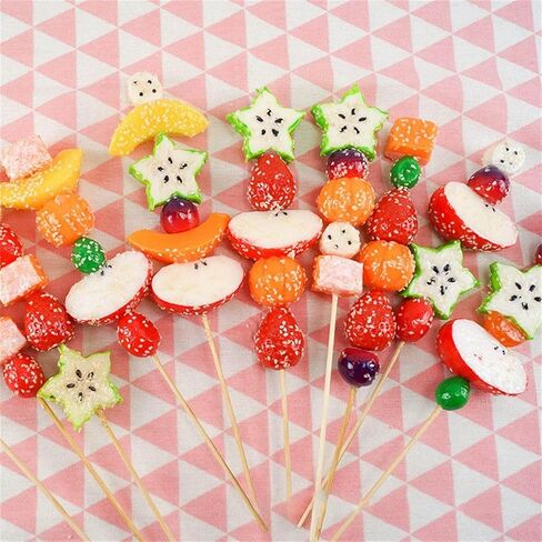 Realistic Fruit Sugar-Coat Haws Artificial Fruit Artificial Candied Haws for Photography Props Birthday Decortions in Saudi Arabia