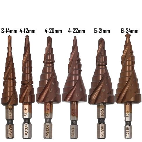 Steel Cone Hex Shank Metal Drill Bits 1Pcs(3-12mm) in Saudi Arabia