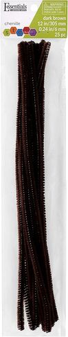 Chenille Stems Iridescent White 12" 6Mm 25Pc - Versatile Pipe Cleaners for Crafts, DIY Projects, and Decorations - Bright, Flexible Craft Pipe Cleaners in Saudi Arabia