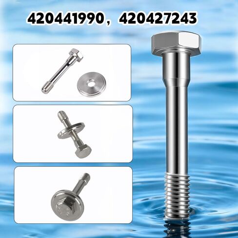 طقم غسالة الترباس والطوق الثانوي من التيتانيوم من الدرجة 5، يحل محل #420441990 و#420427243 لـ 2017-2024 Can-Am Maverick X3 و2016-2023 Defender HD10 in Kuwait