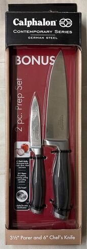 مجموعة كالفالون الألمانية المعاصرة من الفولاذ لجميع الأغراض سكين إعداد 6 بوصة للشيف 3.5 بوصة in Kuwait