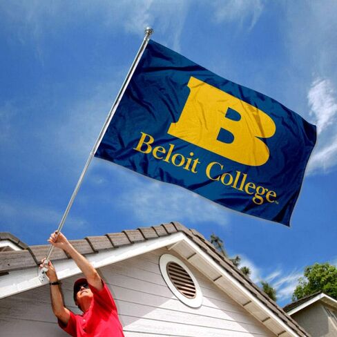Beloit College Bucs Flag in Saudi Arabia