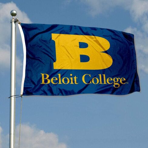Beloit College Bucs Flag in Saudi Arabia