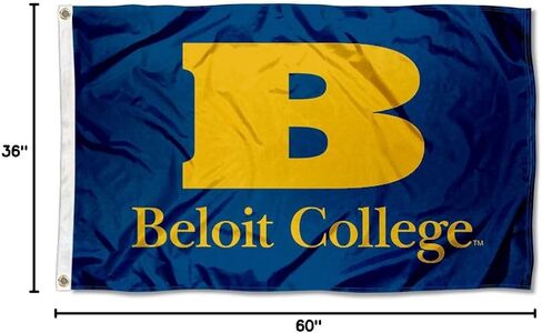 Beloit College Bucs Flag in Saudi Arabia