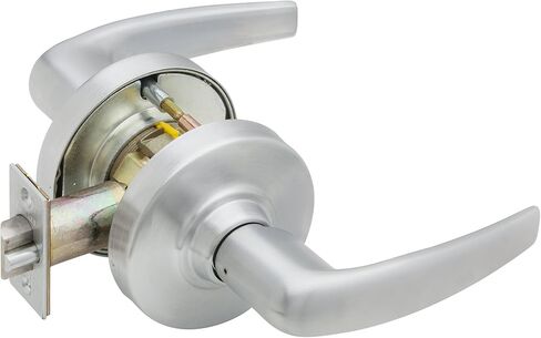 Schlage ND80BD ATH 626 (SFIC) سلسلة ND قفل أسطواني من الدرجة الأولى، وظيفة غرفة التخزين، قلب صغير الحجم قابل للتبديل، تصميم أثينا، لمسة نهائية من الكروم الساتان in Saudi Arabia