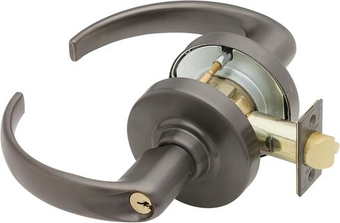 Schlage ND80PD SPA 613 C123 Keyway Series ND Grade 1 Cylindrical Lock, Storeroom Function, C123 Keyway, Sparta Design, Oil Rubbed Bronze Finish in Saudi Arabia