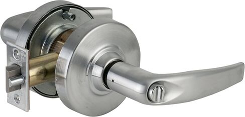 Schlage ND53PD ATH 626 C123 Keyway Series ND Grade 1 Cylindrical Lock, Entrance Function, C123 Keyway, Athens Design, Satin Chrome Finish in Saudi Arabia