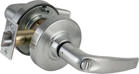 Schlage ND53PD ATH 626 C123 Keyway Series ND Grade 1 Cylindrical Lock, Entrance Function, C123 Keyway, Athens Design, Satin Chrome Finish in Saudi Arabia