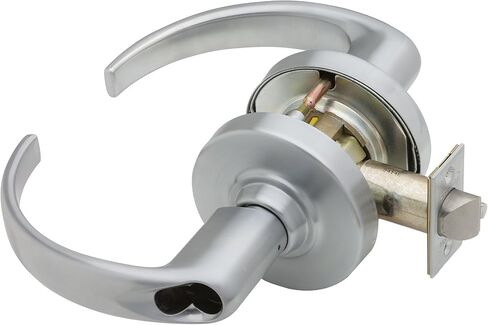 Schlage ND53JD SPA 626 (FSIC) Series ND Grade 1 Cylindrical Lock, Entrance Function, Full Size Interchangeable Core, Sparta Design, Satin Chrome Finish in Saudi Arabia