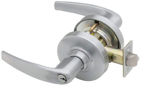 Schlage Commercial ND40SPA612 ND Series قفل أسطواني من الدرجة 1، وظيفة الخصوصية، تصميم رافعة سبارتا، لمسة نهائية من البرونز الساتان in Saudi Arabia
