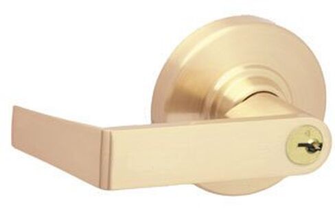 Schlage commercial ND40RHO606 ND Series Grade 1 Cylindrical Lock, Privacy Function, Rhodes Lever Design, Satin Brass Finish in Saudi Arabia