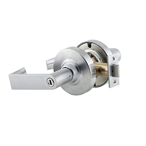 Schlage Commercial ND40RHO626 ND Series قفل أسطواني من الدرجة 1، وظيفة الخصوصية، تصميم ذراع رودس، لمسة نهائية من الكروم الساتان in Saudi Arabia