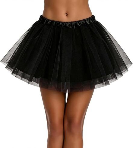 Tutus for Women 3 Layered Tulle with Linning Tutu Skirt Running Skirts Rave Costume Tutu Dance Skirt in Saudi Arabia