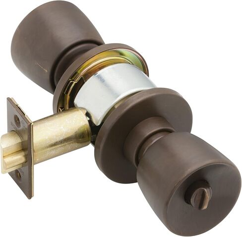 Schlage D53PD TUL 613 C Keyway Series D Grade 1 قفل أسطواني، وظيفة المدخل، C Keyway، تصميم التوليب، لمسة نهائية من البرونز المطلي بالزيت in Saudi Arabia
